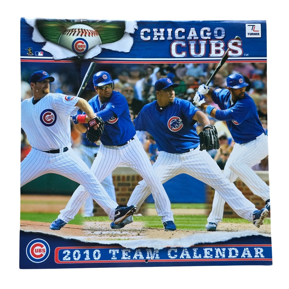 Chicago Cubs 2010 MLB Team Wall Calendar Turner Licensing Ryan Dempster Piniella